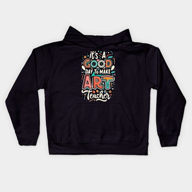 Art Teacher Gift Kids Hoodie by Zachariya420